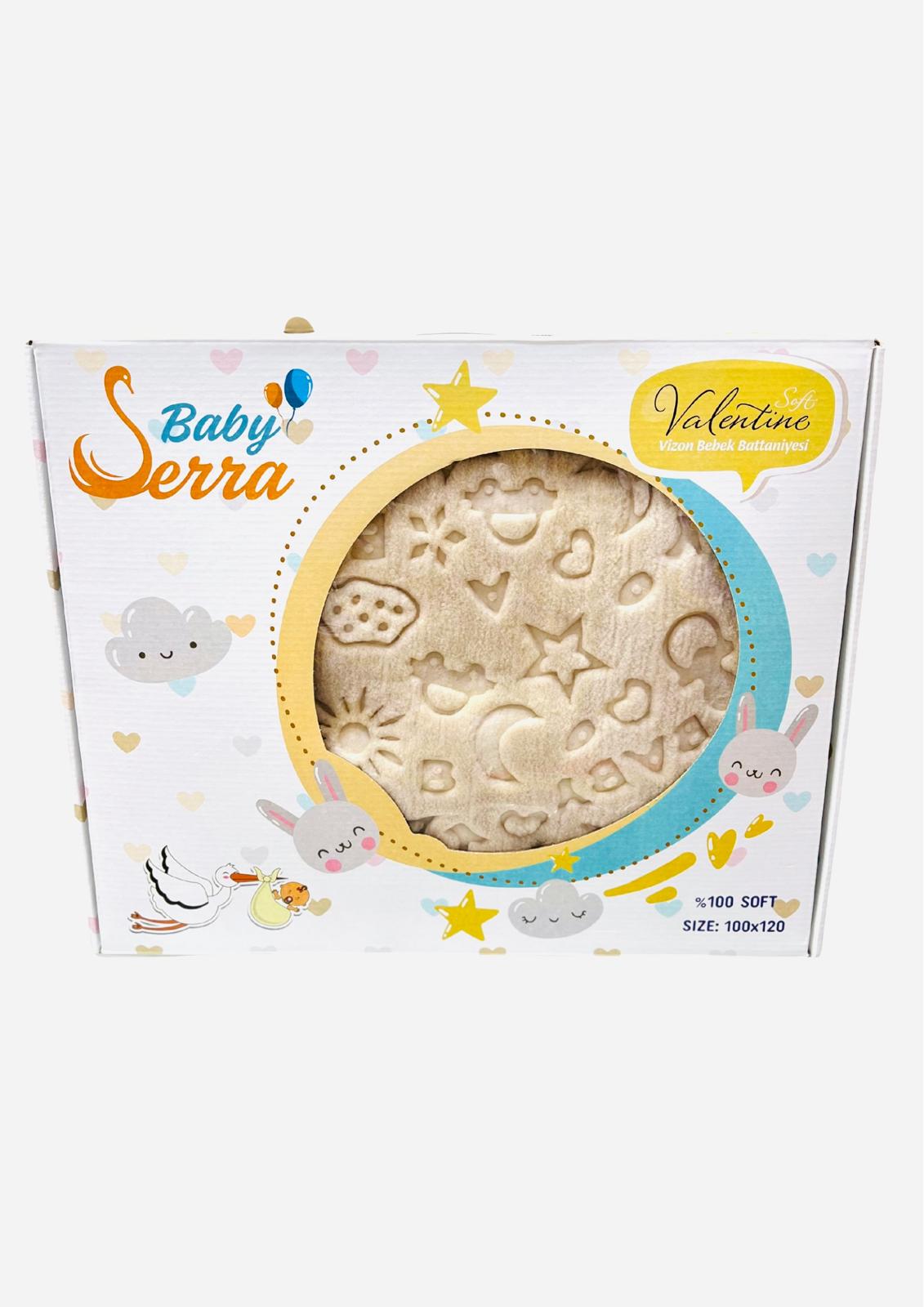 SERRA BABY KAHVERENGİ VİZON BEBEK BATTANİYE