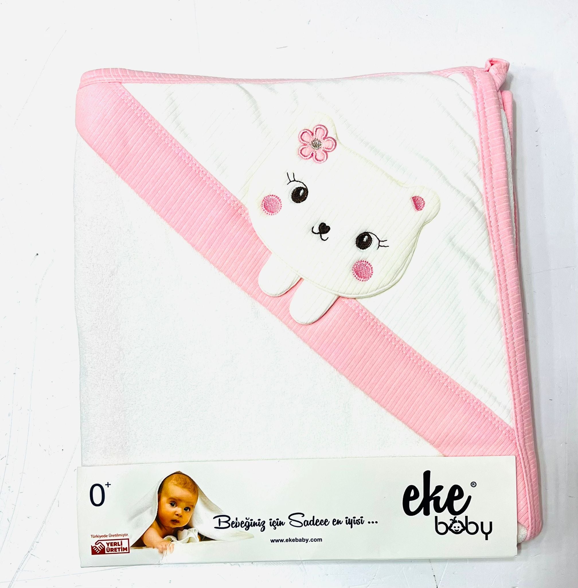 Eke Baby Kapüşonlu Bebek Havlusu