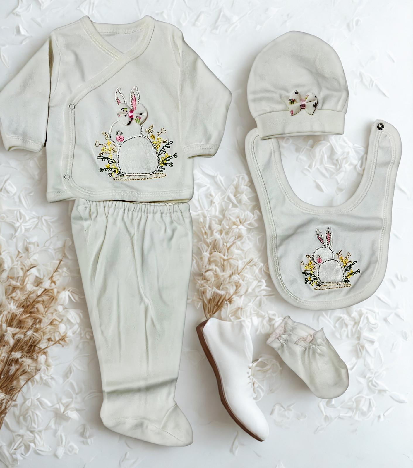 ZIPIR KIZ  5 Parça Hastane Çıkış Setİ