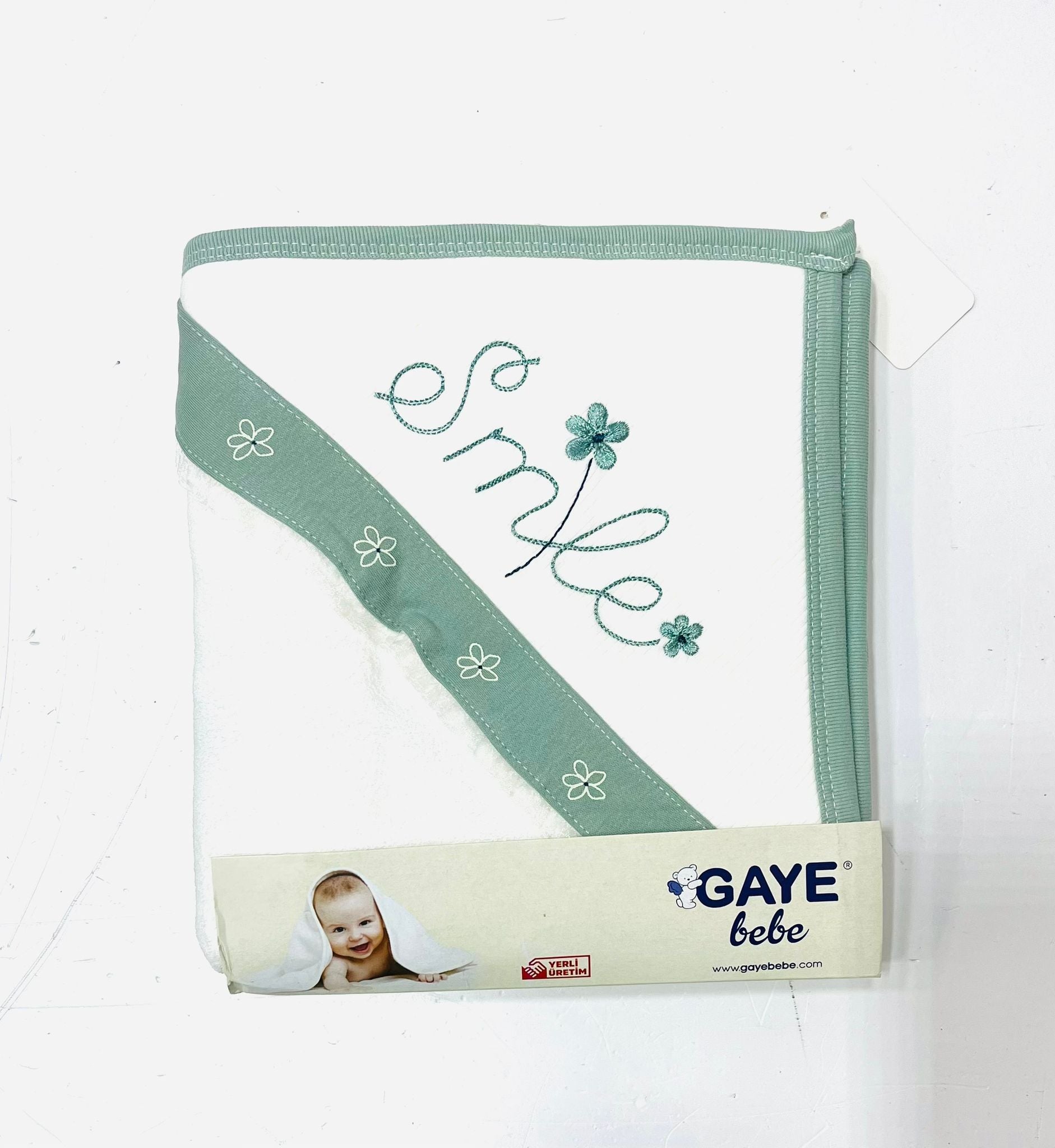 Gaye Bebe Kız Bebek Kapüşonlu Havlu