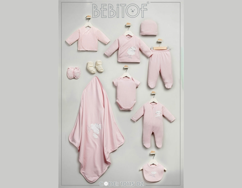 Öykü Bebe – 10 Parça Premium Hastane Çıkış Seti