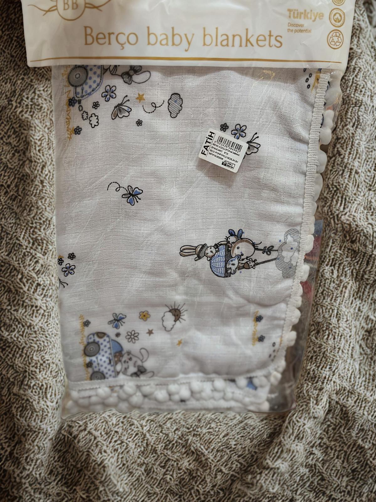 Bebek Müslin Battaniye Organik