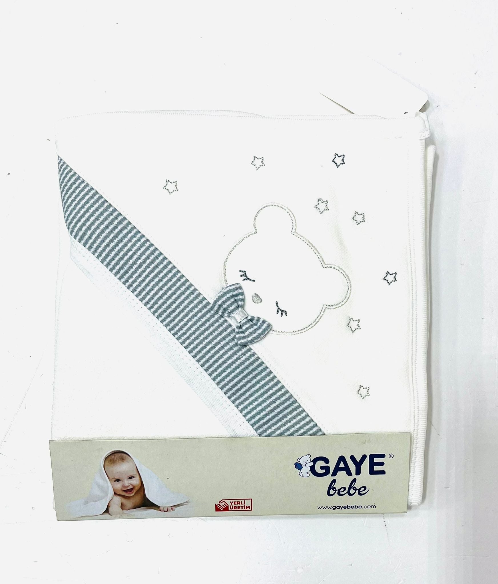 Gaye Bebe Kız Bebek Kapüşonlu Havlu