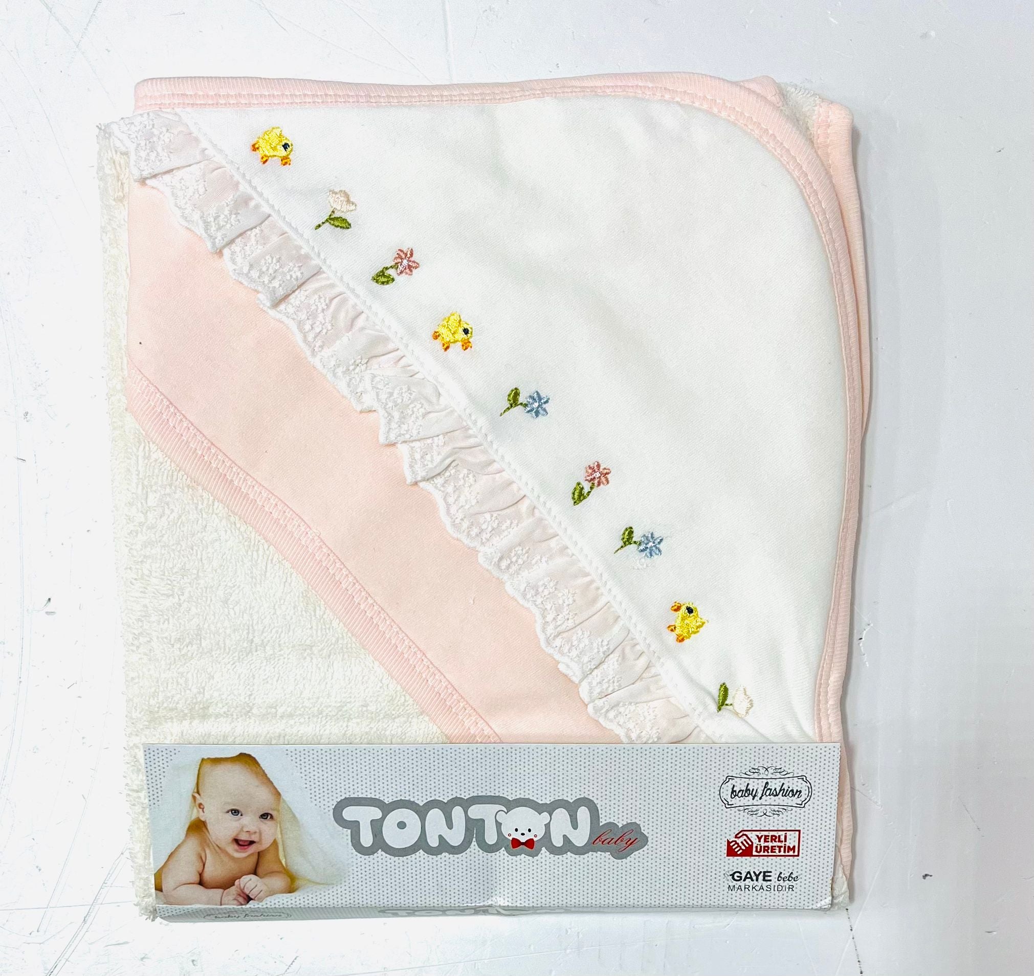 TONTON Kapüşonlu Bebek Havlusu