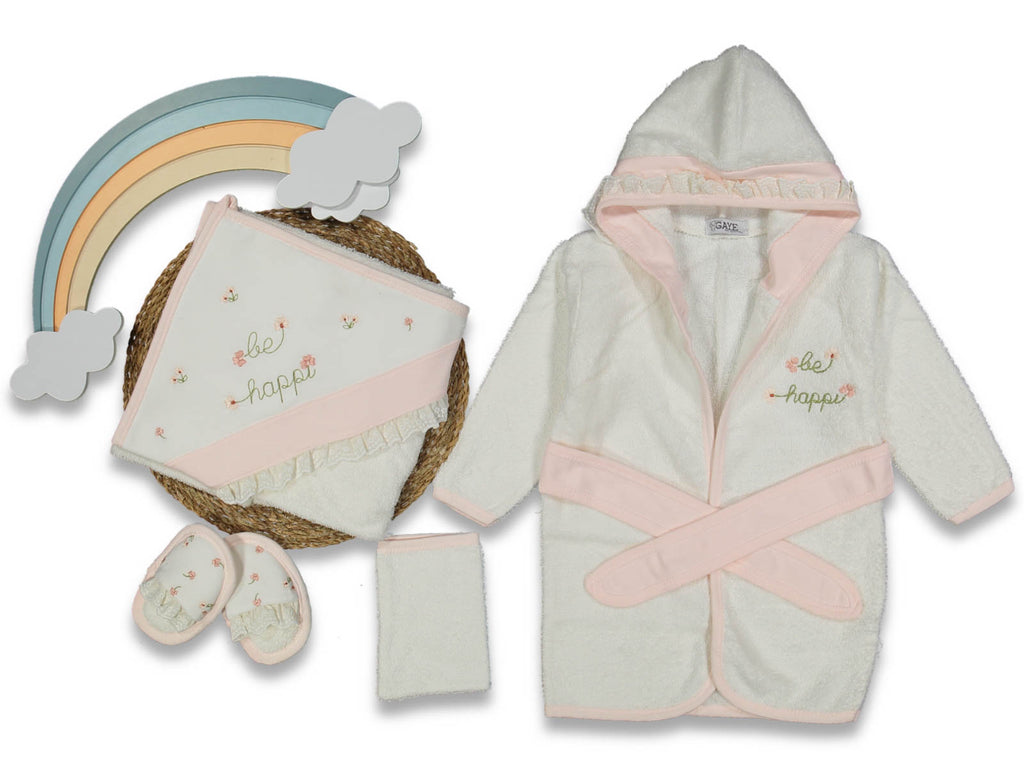 BE HAPPI BORNOZ SETİ