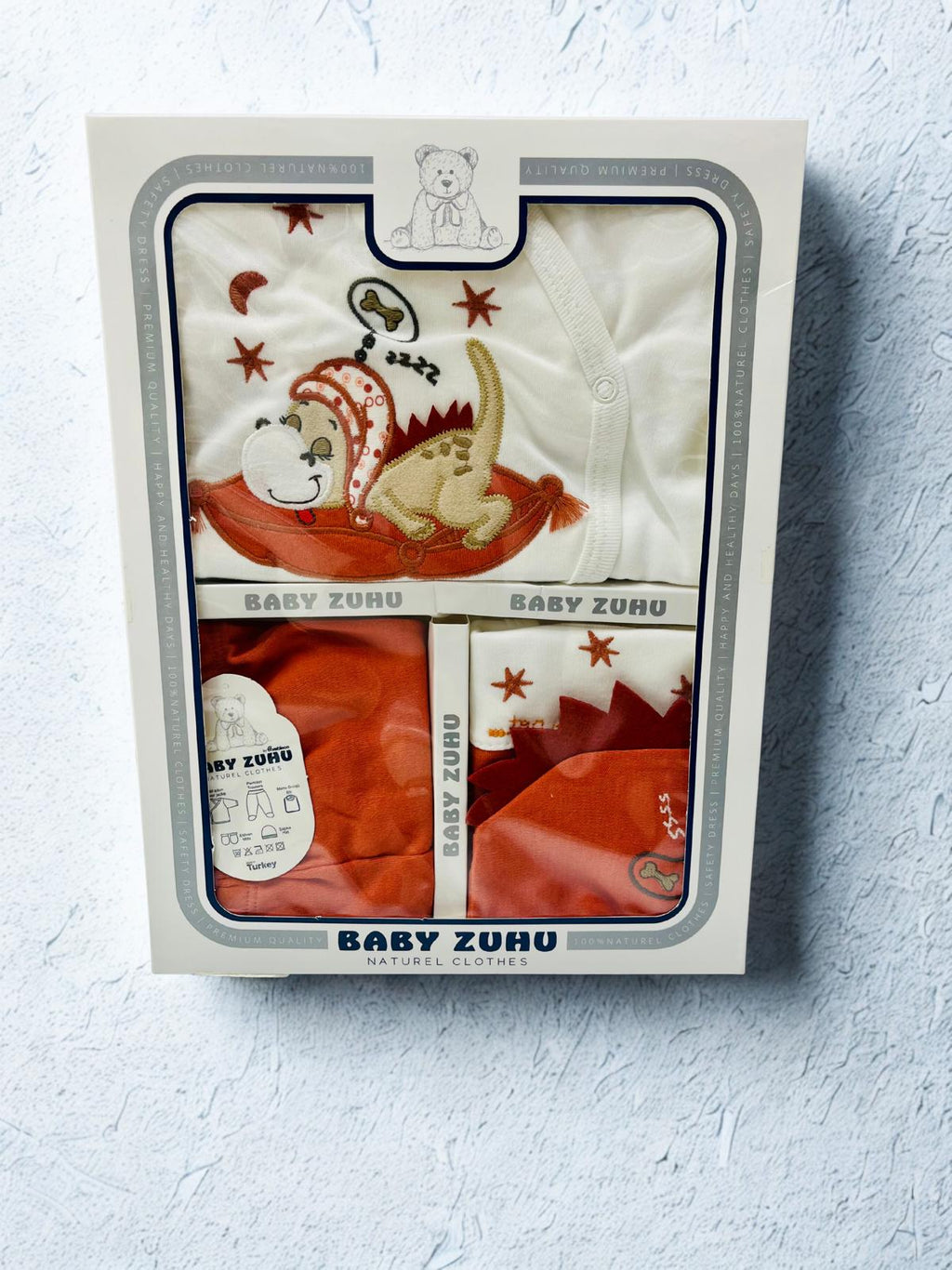 BABY ZUHU 5 PARÇA ERKEK HASTANE ÇIKIŞI