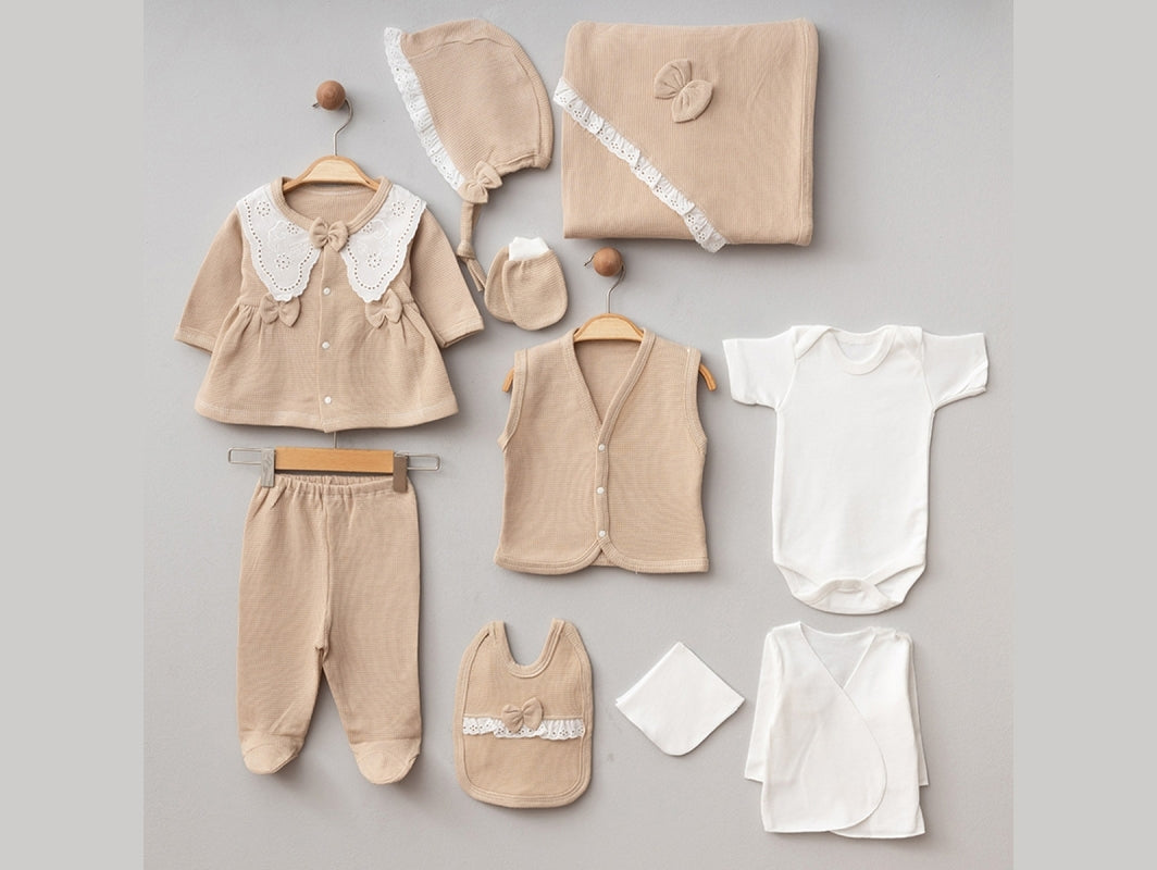 Öykü Bebe – 10 Parça Premium Hastane Çıkış Seti