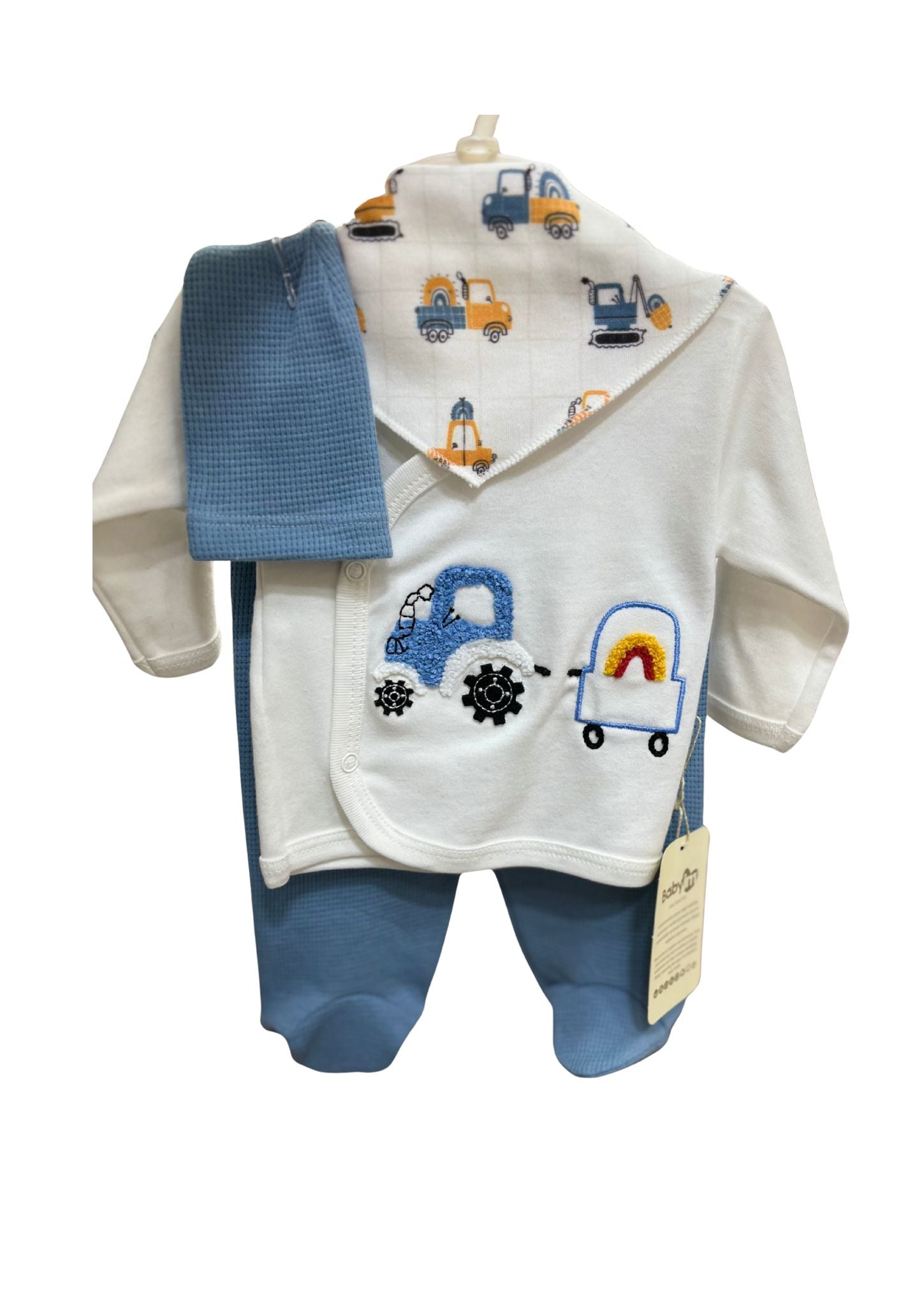 0-3 AY ARABALI MAVİ ERKEK TAKIM