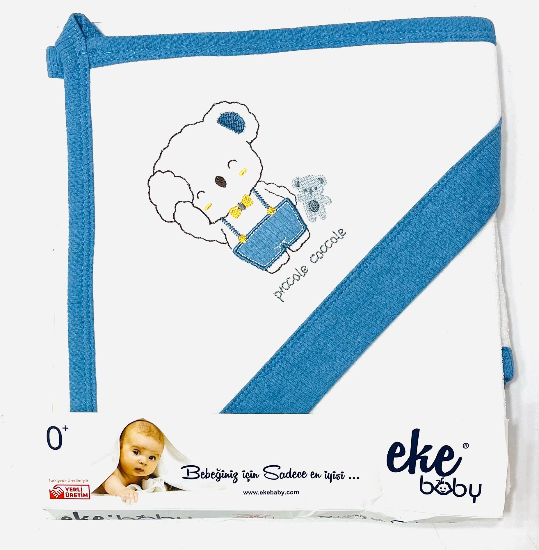 Eke Baby Kapüşonlu Bebek Havlusu