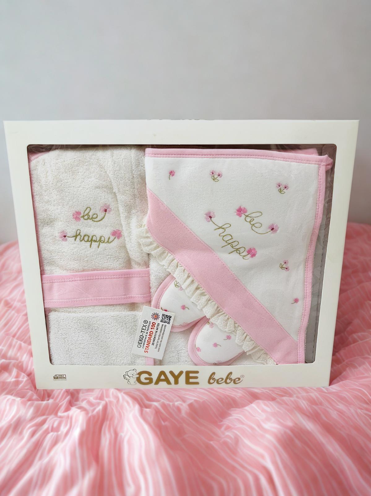 GAYE BEBE BORNOZ SETİ